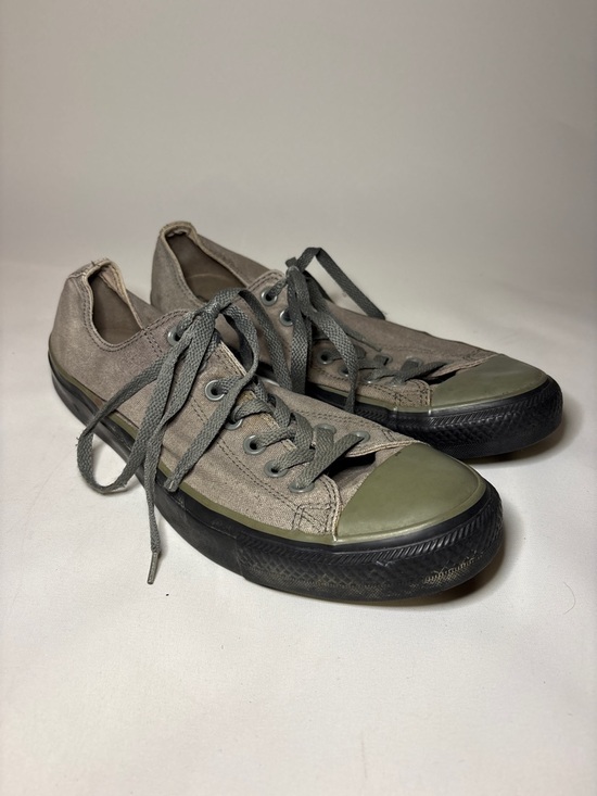 Converse All Stars Other - Converse All-Stars Olive Canvas Low-Top Sneakers for Men Size 9.5